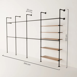 KIM DOUBLE 4 OAK – 5 ripiani