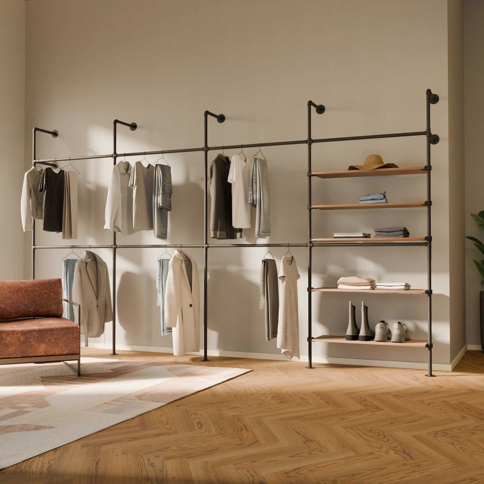 KIM DOUBLE 4 OAK – 5 ripiani