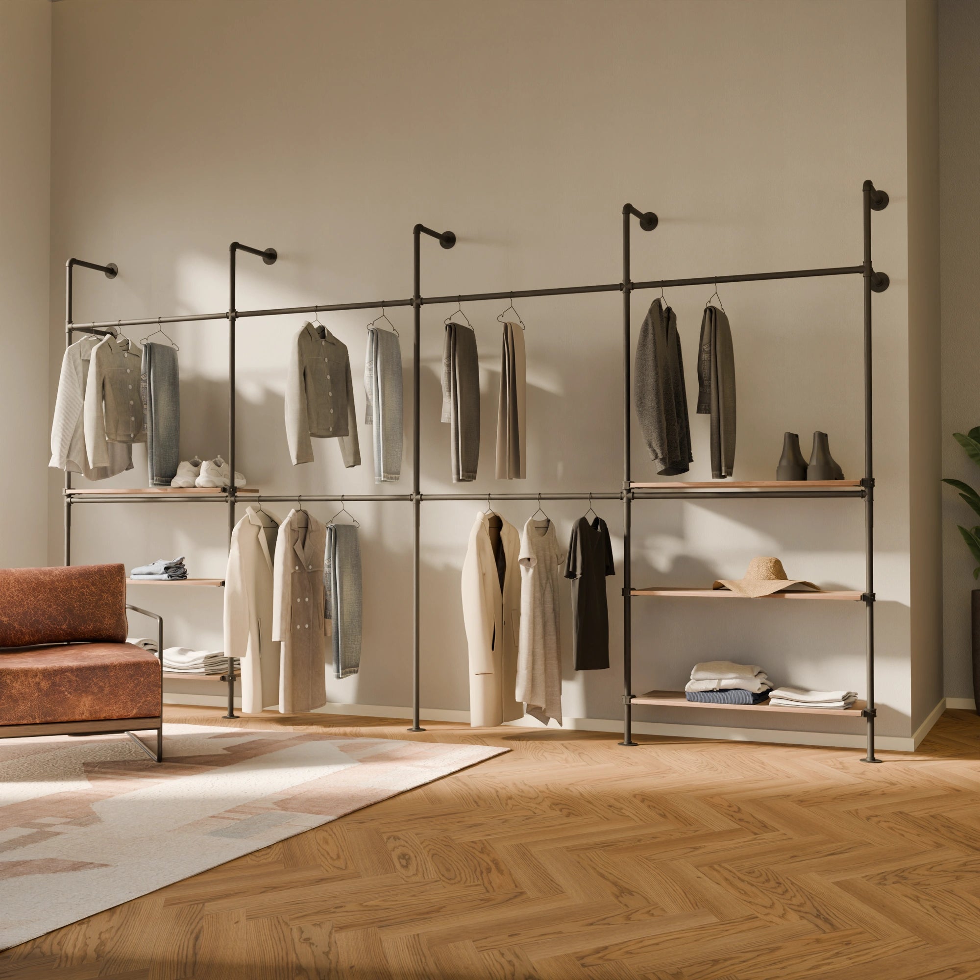 KIM DOUBLE 4 OAK – 6 ripiani