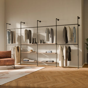 KIM DOUBLE 4 OAK – 6 ripiani al centro
