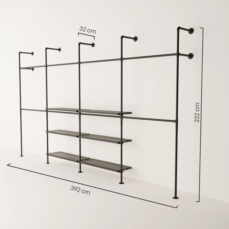 KIM DOUBLE 4 METAL – 6 ripiani al centro