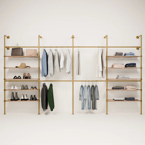 KIM DOUBLE 4 OAK – 10 ripiani | oro