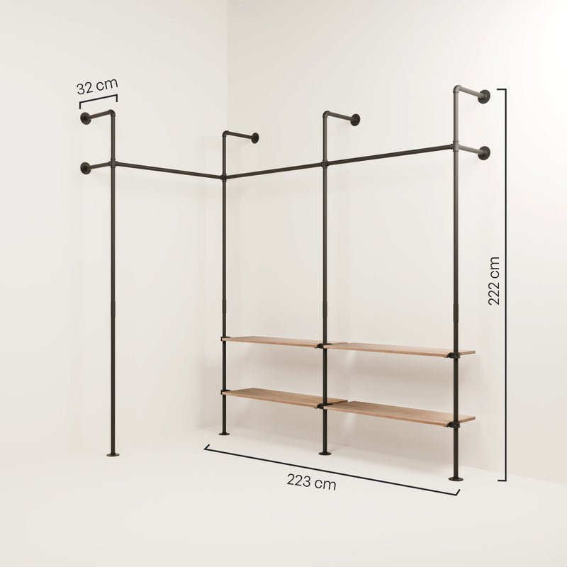 KIM EDGE 3 OAK – 4 ripiani destra