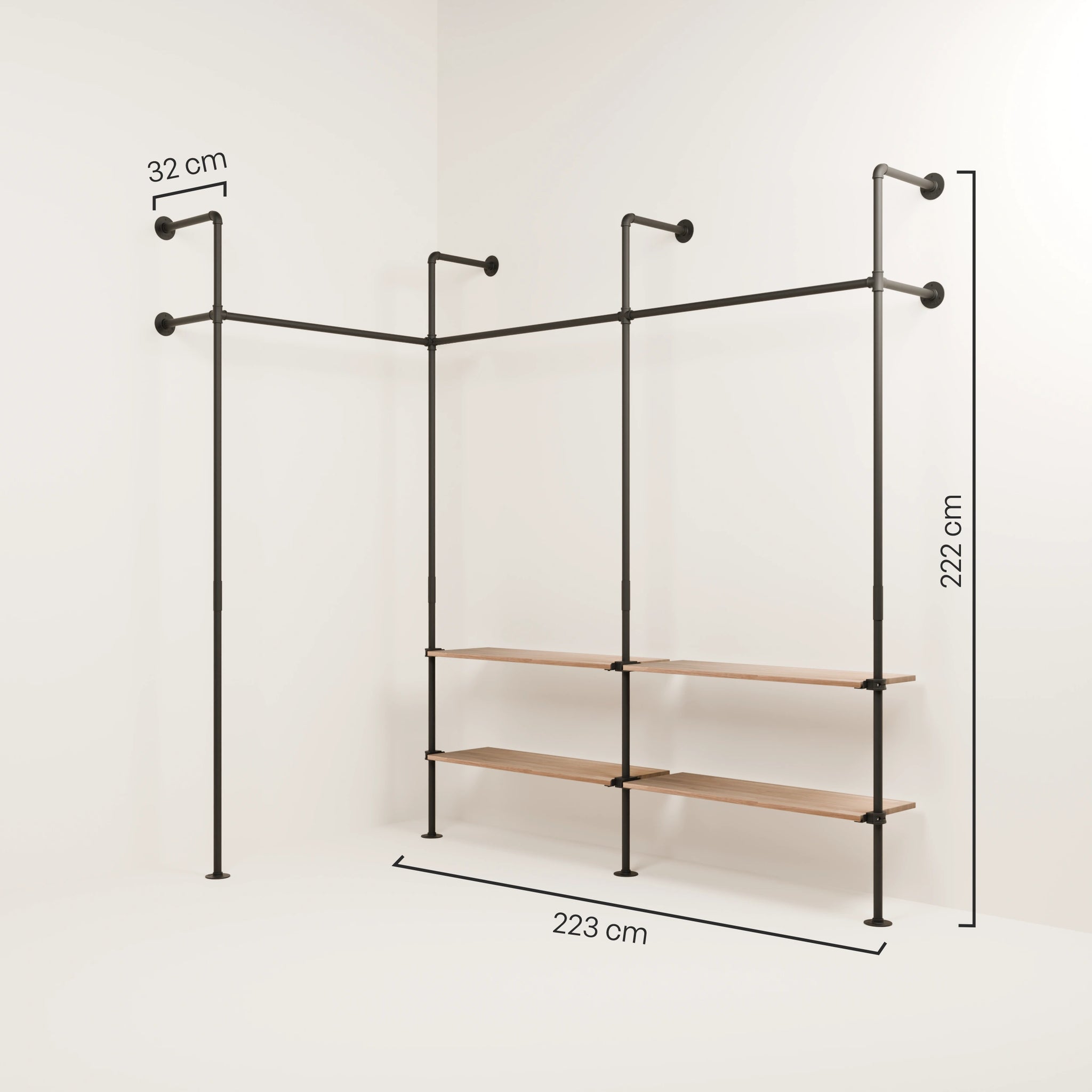 KIM EDGE 3 OAK – 4 ripiani destra