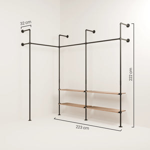 KIM EDGE 3 OAK – 4 ripiani destra