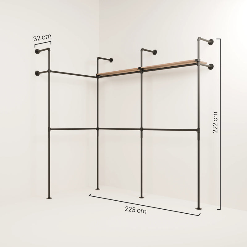 KIM EDGE DOUBLE 3 OAK – 2 ripiani destra