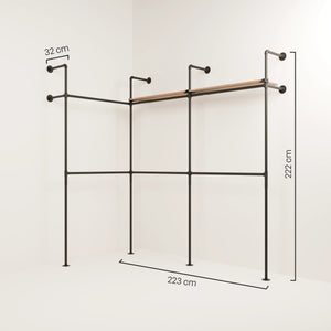 KIM EDGE DOUBLE 3 OAK – 2 ripiani destra