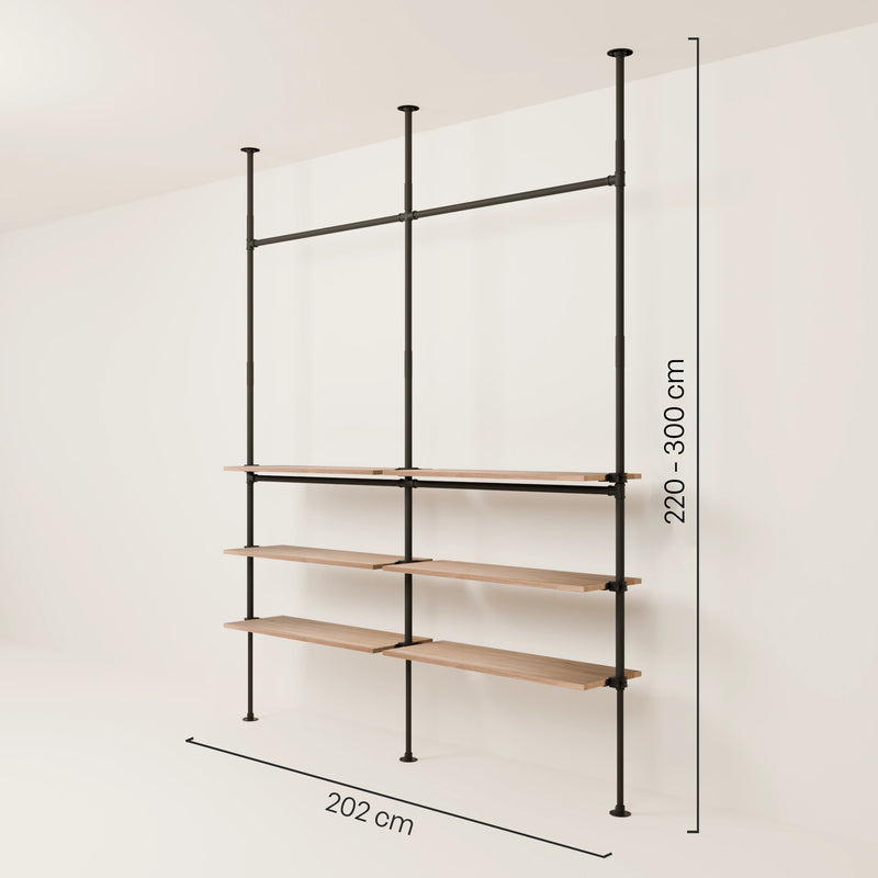 LOFT 2 OAK – 6 ripiani
