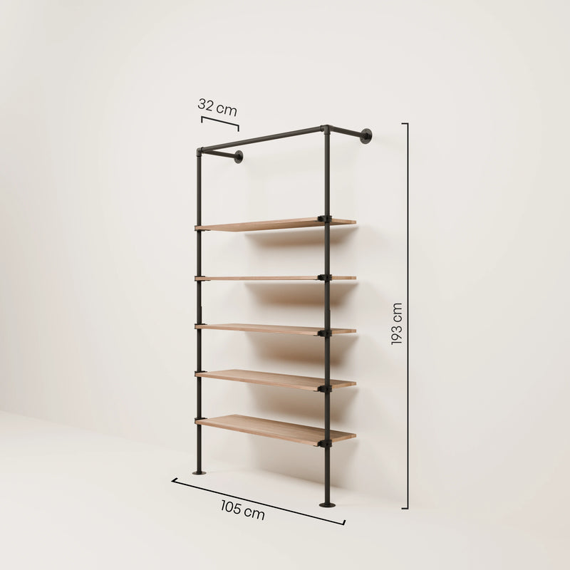 TIM 1 OAK – 5 ripiani