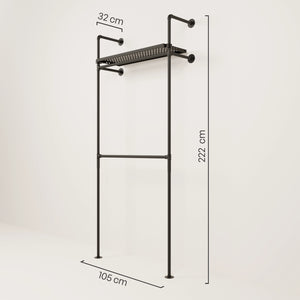 Maße begehbarer Kleiderschrank System 