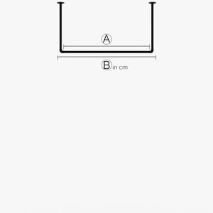 Hecho a medida – COLGAR BAJO – Barra para abrigos Industrial | diseño industrial | tubos negros