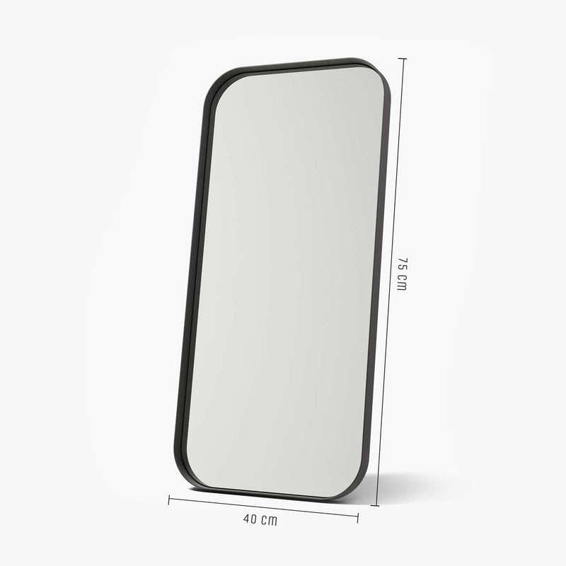 Speil – inkl. monteringsmateriale for klesstang og klesstativ